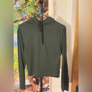 Fashion Nova Dark Green Hoodie